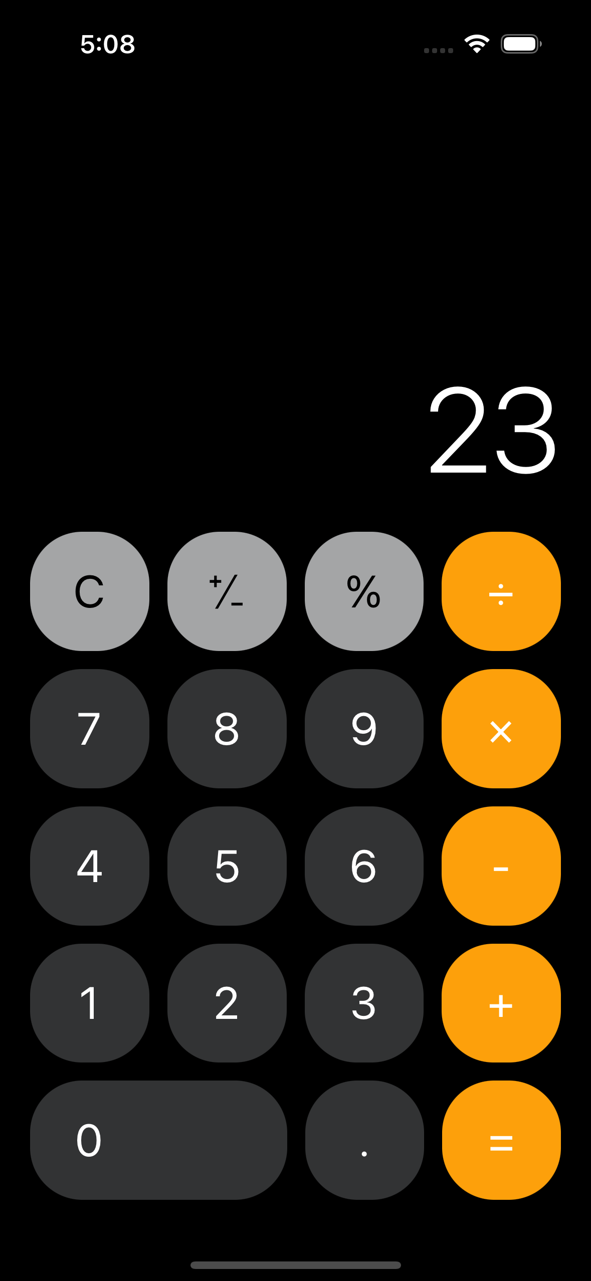 iOS Calculator Clone